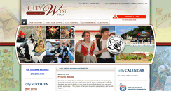 Desktop Screenshot of cityofwest.com